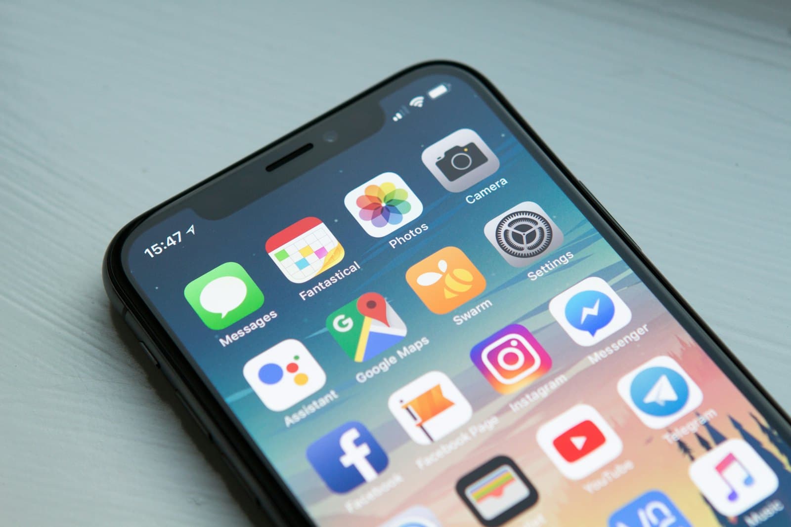 Smartphone with Google Maps, where customers find local businesses