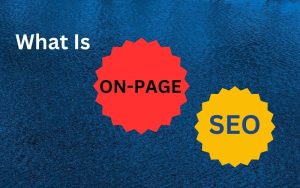 what is on page seo